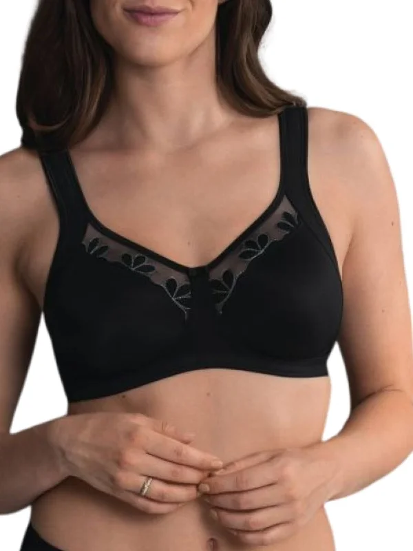 Sophia Moulded Comfort Bra - Black