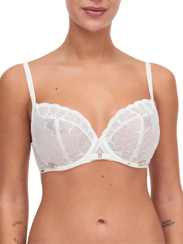 Fleurs Covering Underwired Bra - Ivory/Gold