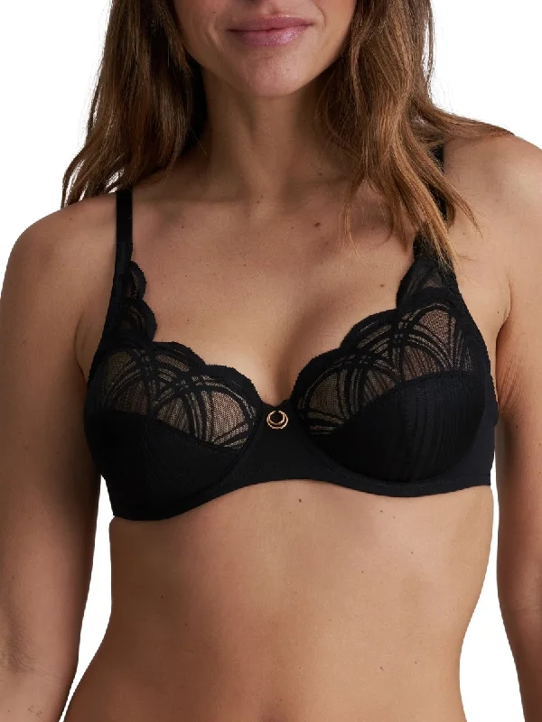 Cathia Full Cup Bra - Black