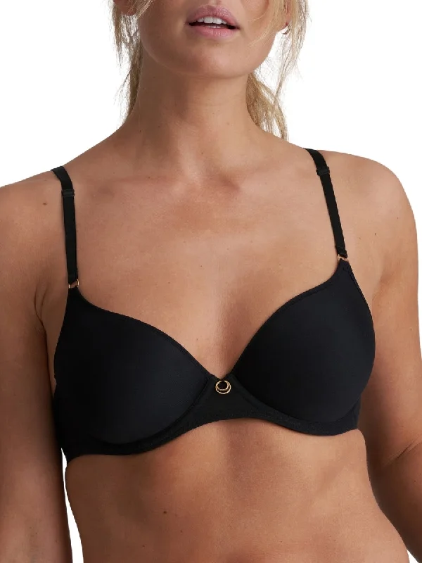 Cathia Spacer Full Cup Bra - Black