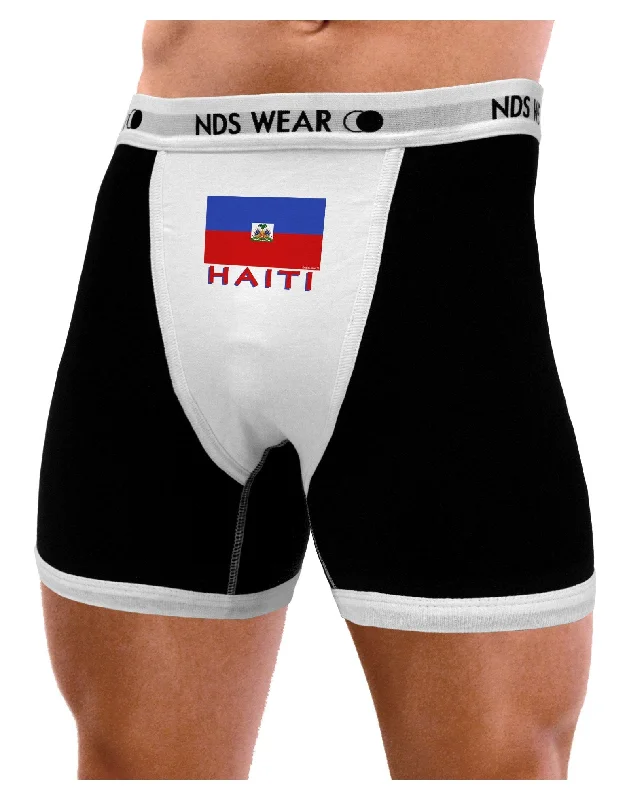 Haiti Flag Mens Boxer Brief Underwear