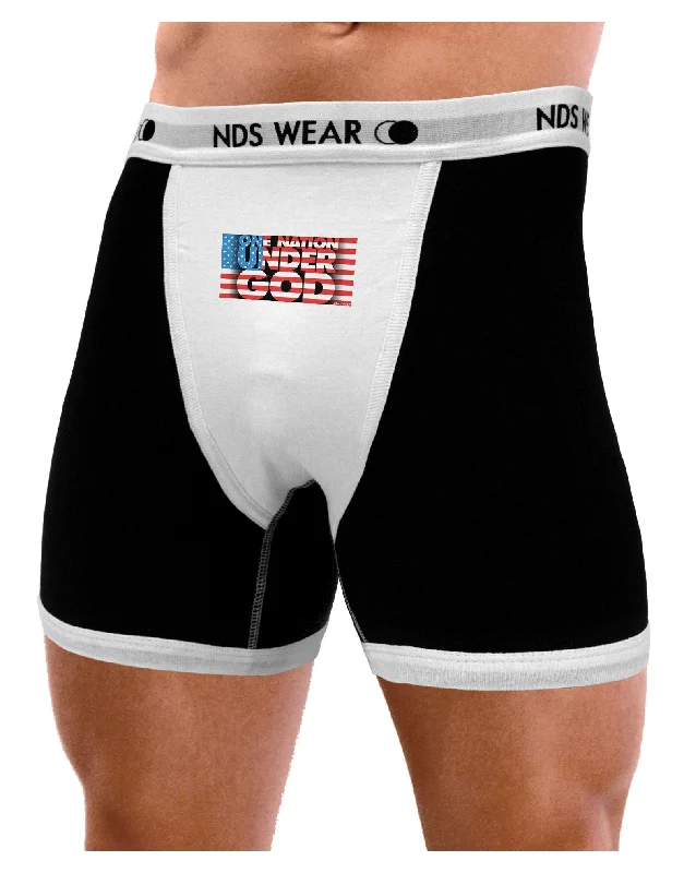 One Nation Under God Mens Boxer Brief Underwear