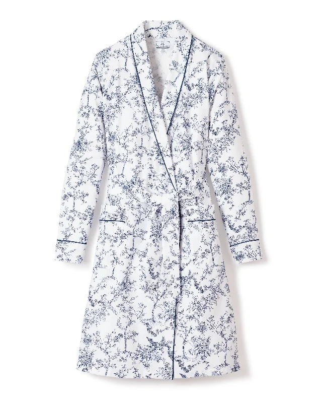 Women's Twill Robe in Timeless Toile