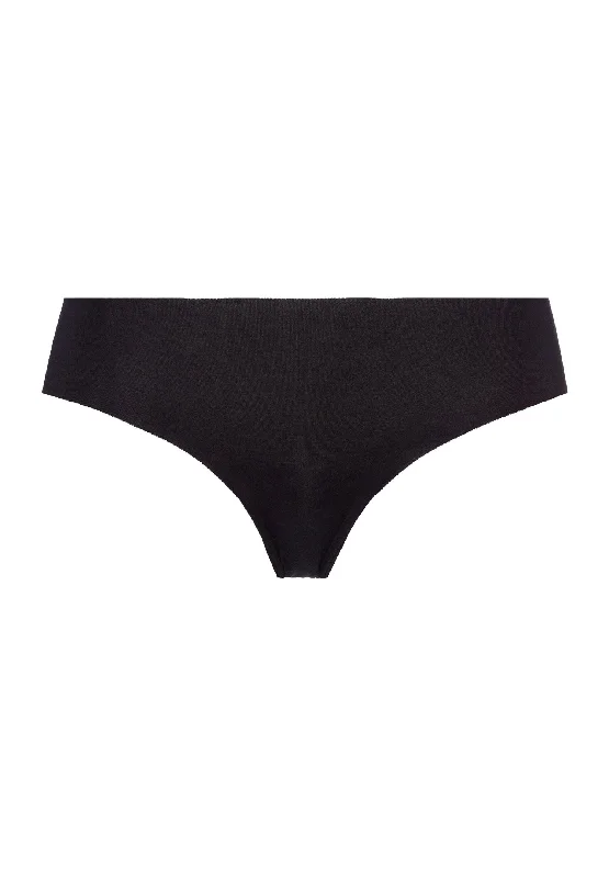 Invisible Cotton Hi Cut Brief | Black 71227-019