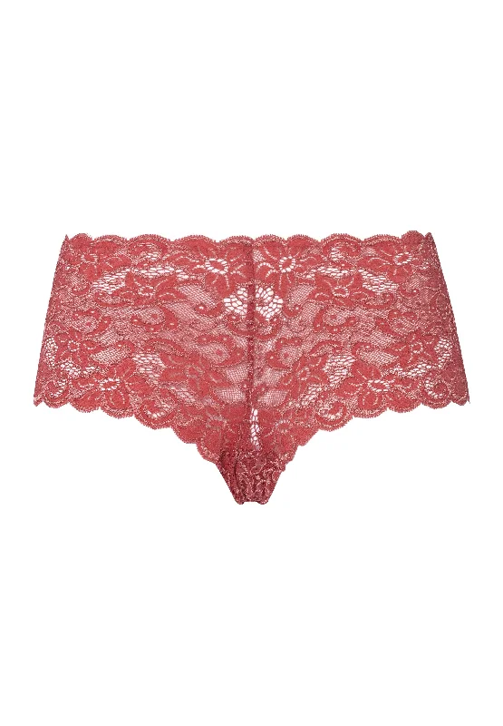 Luxury Moments Lace Boyleg | Mineral Red 71447-1275