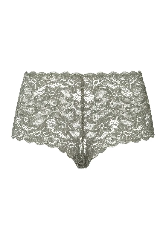 Luxury Moments Lace Boyleg | Antique Green 71447-2668