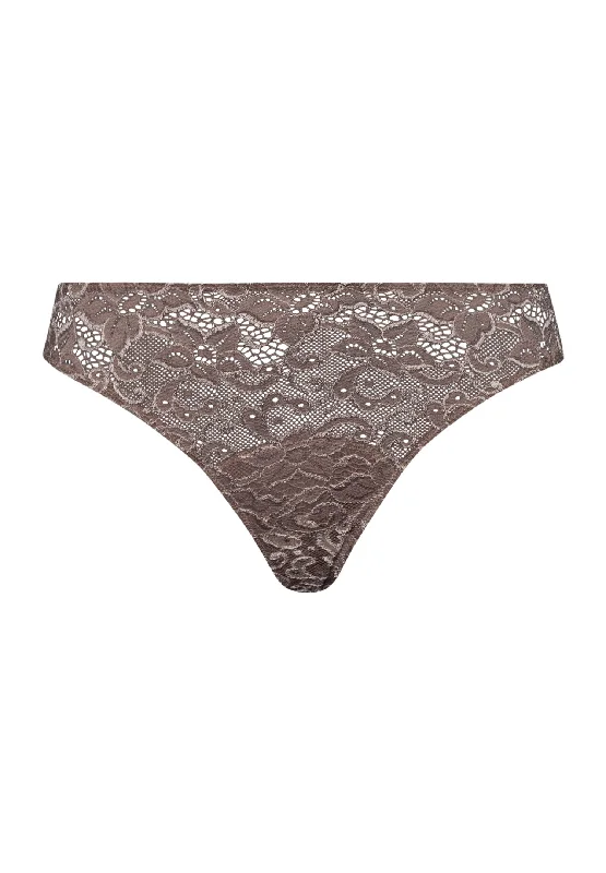 Luxury Moments Lace Thong | Stonewash 71507-2756