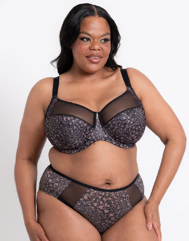 Adella Athena Aura Full Cup Side Support Bra Leopard Print