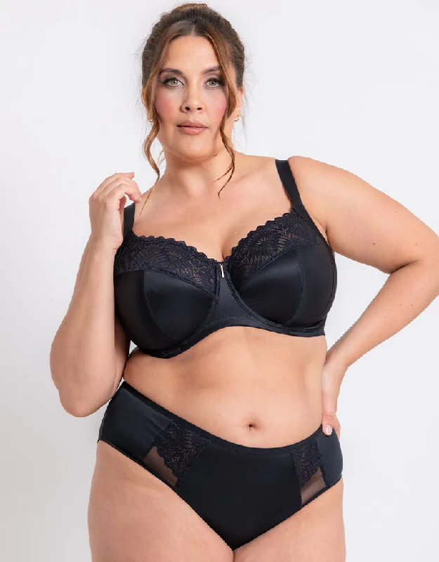 Adella Athena Full Cup Side Support Bra Black