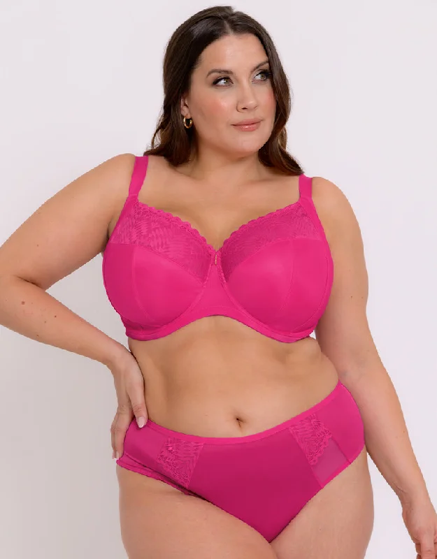 Adella Athena Full Cup Side Support Bra Hot Pink