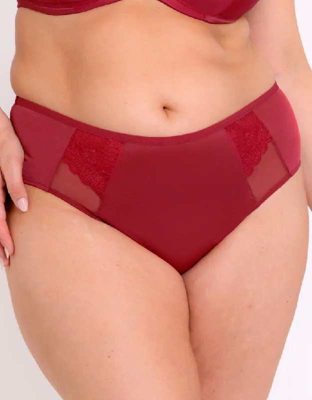 Adella Kin Full Brief Deep Rouge