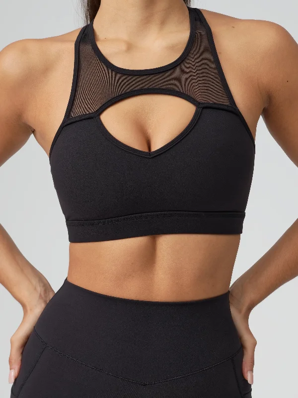 Ambrosia Sports Bra - Onyx Black