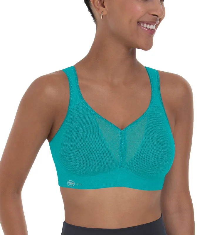 Anita Active Air Control Delta Pad Softcup Sports Bra (5544) - Peacock