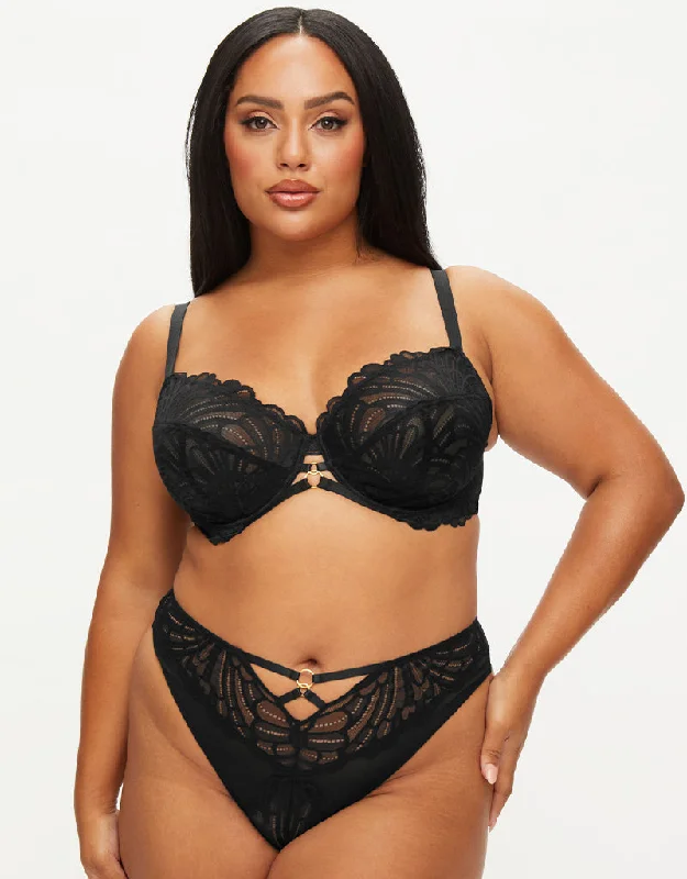 Ann Summers Astral Balconette Bra Black