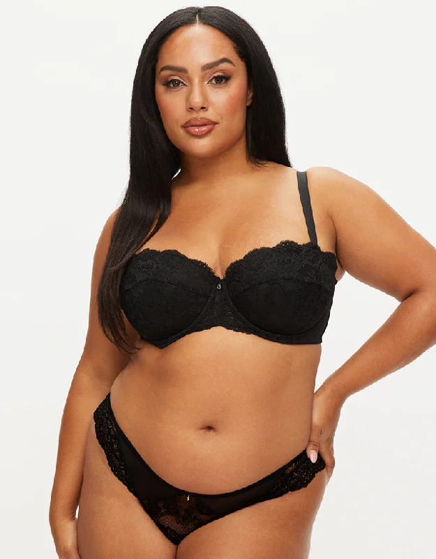 Ann Summers Sexy Lace Balconette Bra Black