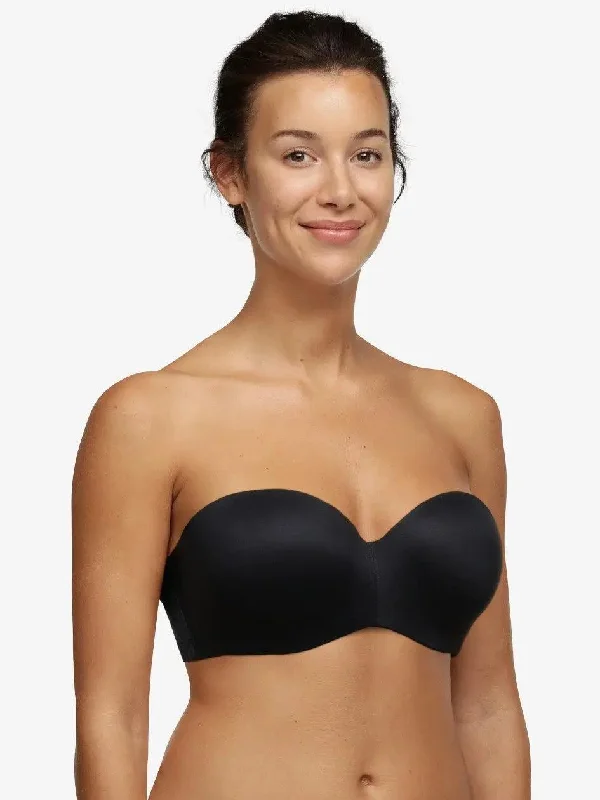 Black Norah Strapless Bra