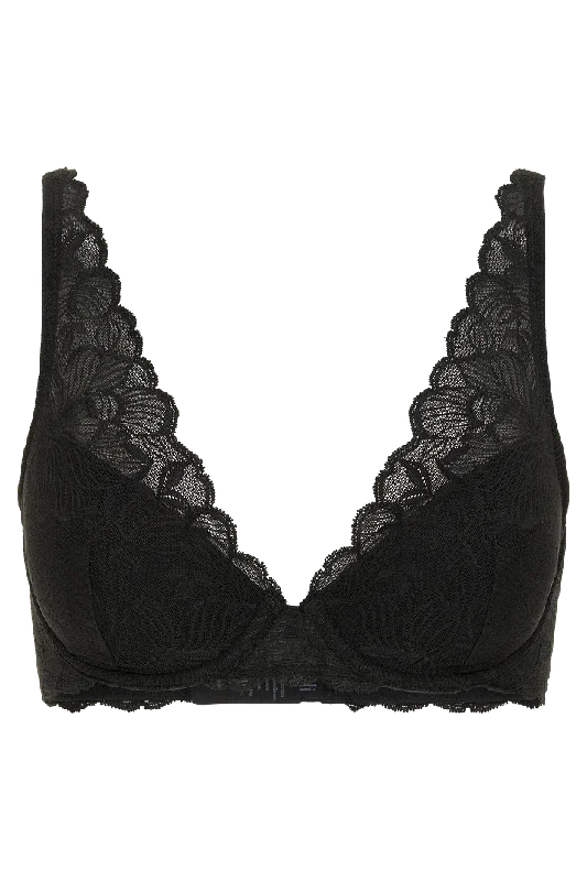 BR0017 - Elegant High-Apex Plung Bra