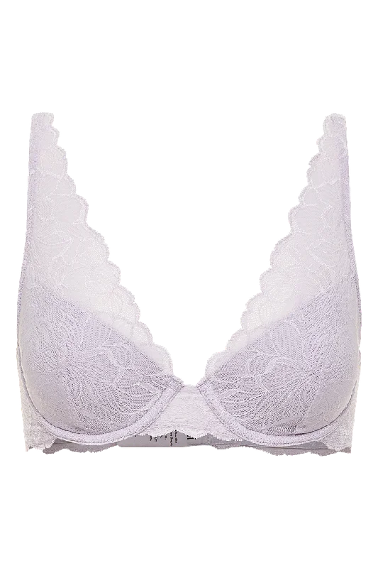 BR0017 - Elegant High-Apex Plung Bra