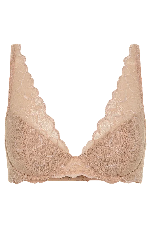 BR0017 - Elegant High-Apex Plung Bra