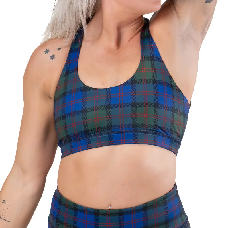 Butterfly Back Bra | Polar Plaid