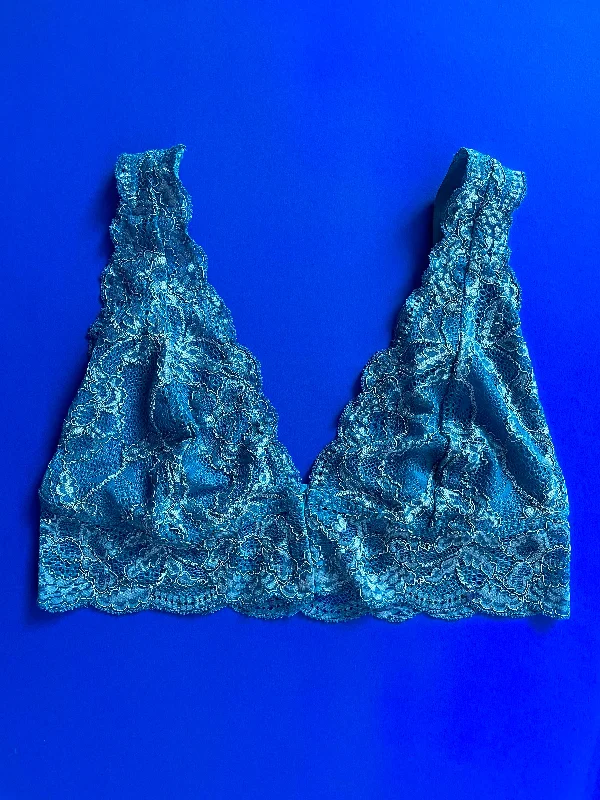 Clo: Fortuna Lace Bralette with Wide Straps Bra - XL, Last One!