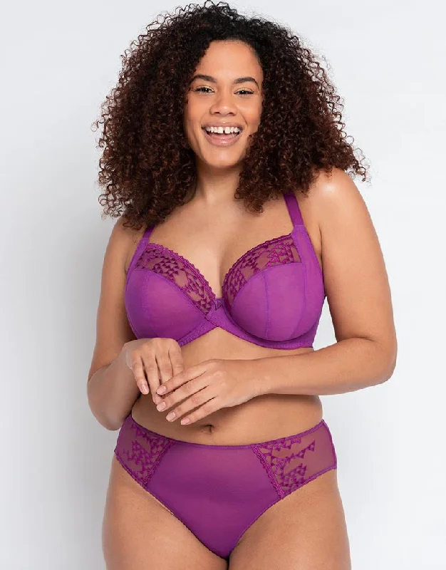 Curvy Kate Centre Stage Full Plunge Side Support Bra Violet