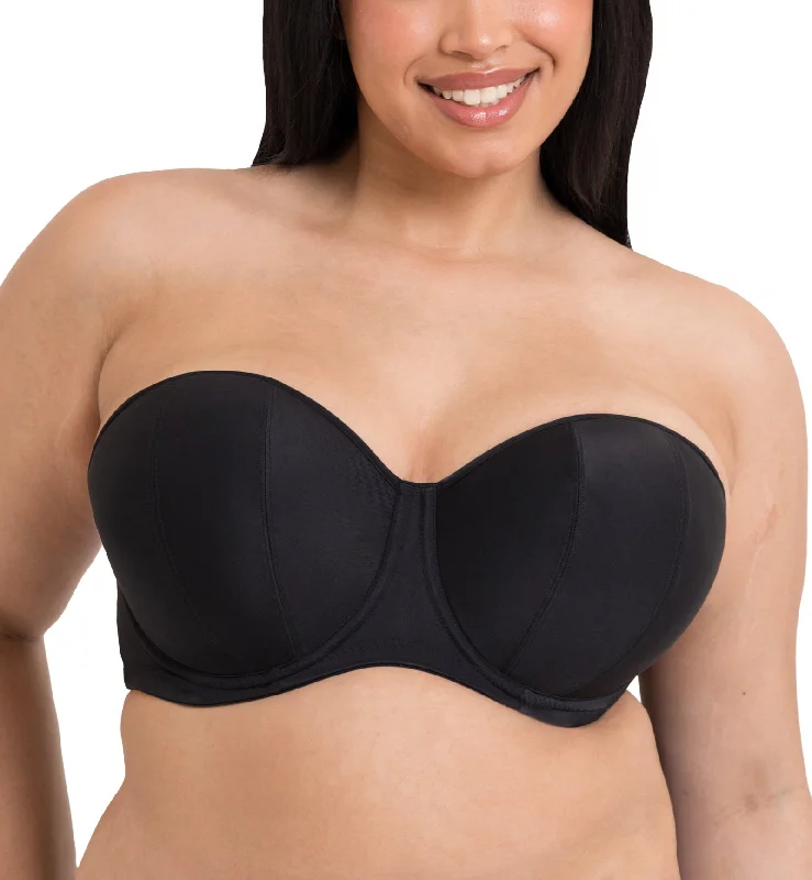 Curvy Kate Luxe Multiway Strapless Underwire Bra (CK2601) - Jet Black