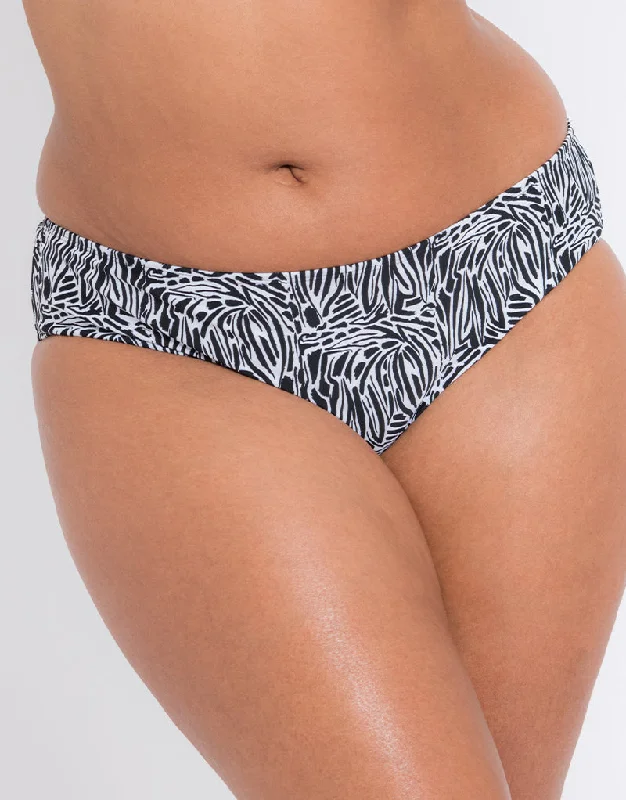 Curvy Kate Sundown Classic Brief Black Print