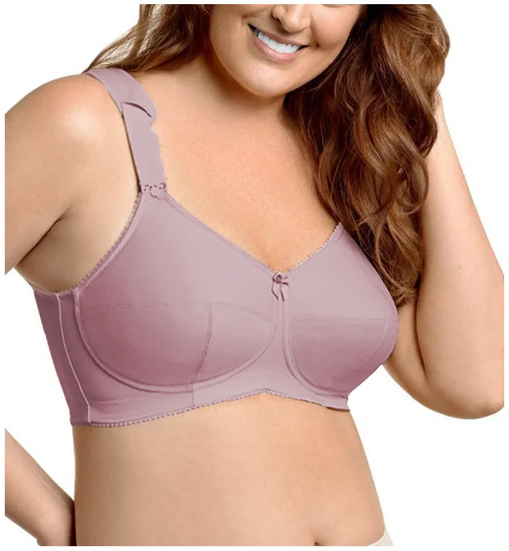 Elila Kaylee 3-Part Cup Full Support Softcup Bra (1505) - Dusty Rose