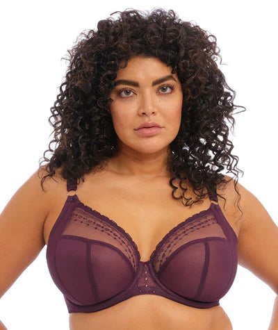 Elomi 8900 Matilda Unlined Plunge Underwire Bra (Blue Star & Wine Diamond Only)