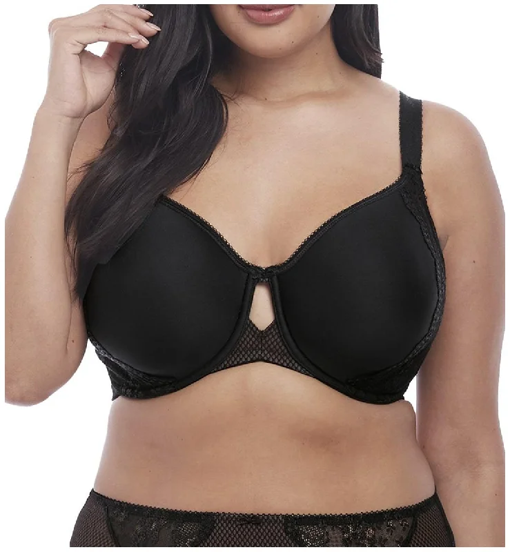 Elomi Charley Bandless Spacer Seamless Underwire Bra (4383) - Black