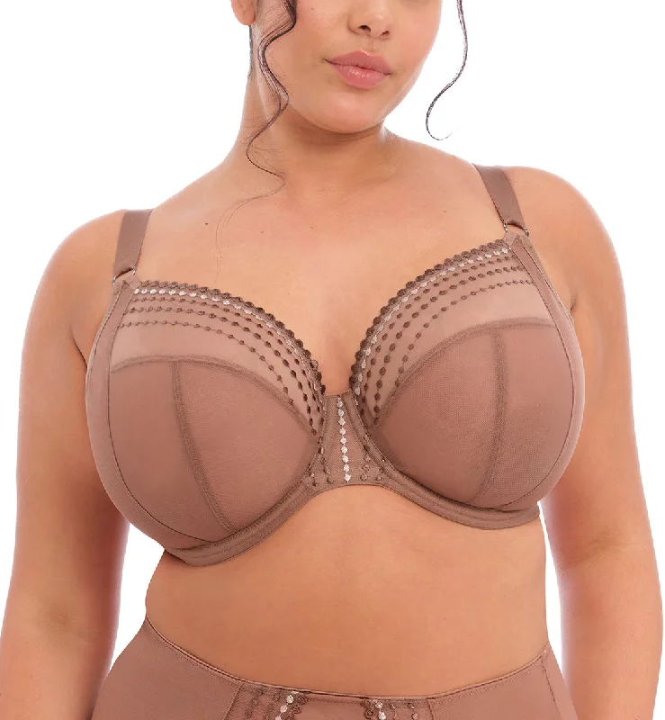 Elomi Matilda Banded Plunge Underwire Bra (8900) - Clove