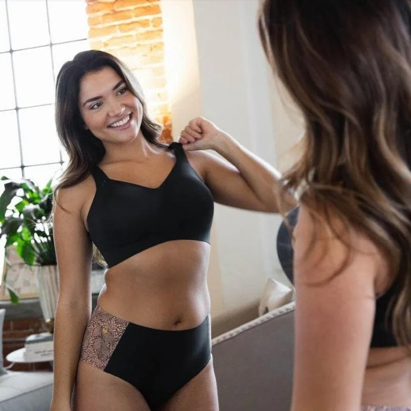 Evelyn & Bobbie Beyond Bra in Black Oynx