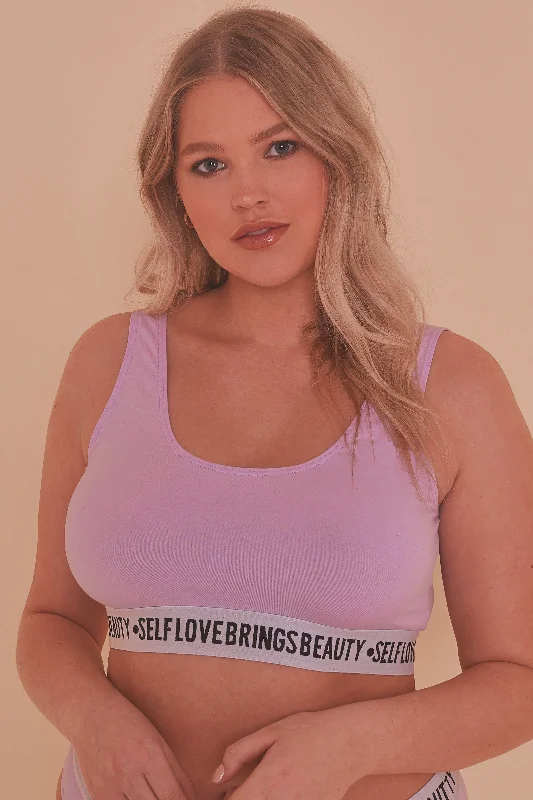 Felicity Hayward Self Love Lilac Crop Top Curve