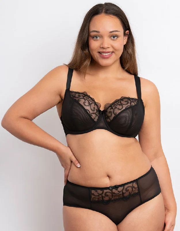 Flirtelle Alice Balcony Bra Black