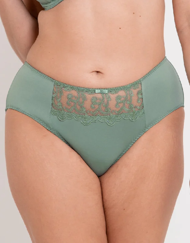 Flirtelle Swirl Brief Sage Green