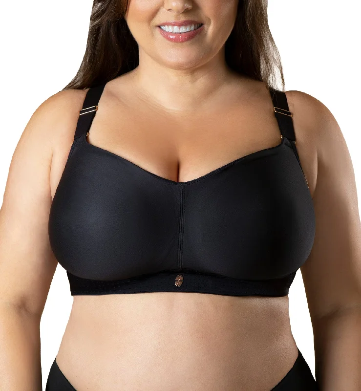 Freedom Molded Wireless Sports Bra (FREEDOMSPORT) - Black