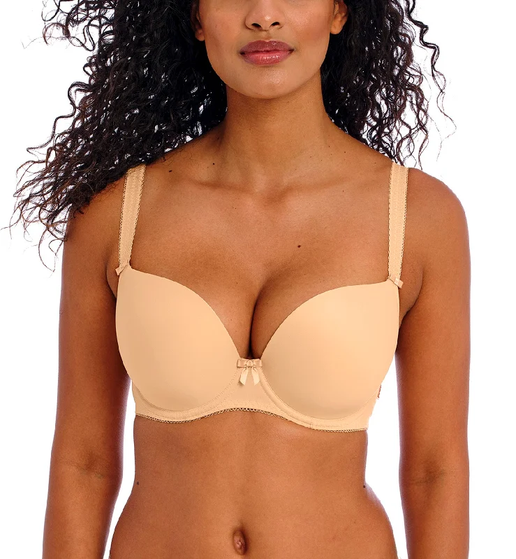 Freya Deco Moulded Plunge Underwire Bra (4234) - Nude