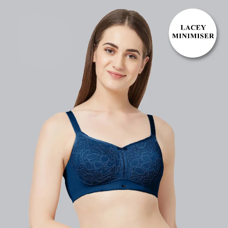 Full Coverage Non Padded Non Wired Lace Bra-FB-705