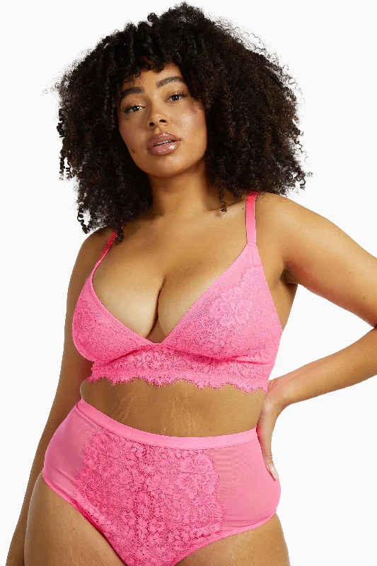 Gabi Fresh Bella Lace Soft Cup Bra Pink