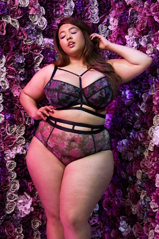 Nemi Floral Strappy Bra