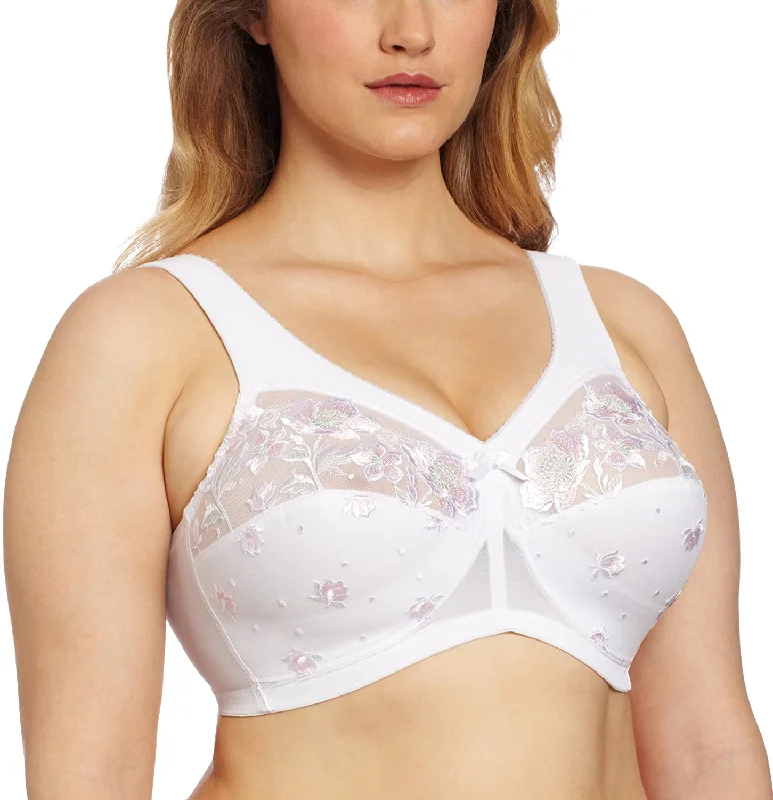 Glamorise 1015, Women's Plus-Size Embroidered MagicLift Bra