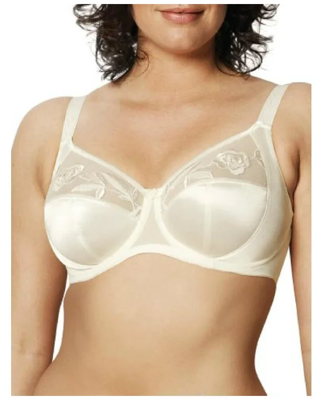 Goddess 5910, Goddess Sheer Delight Rose Embroidered Bra