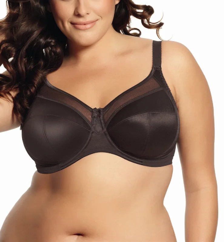 Goddess Keira Support Underwire Bra (6090) - Chocolate