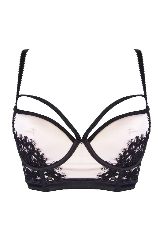 Hedy Textured Lace Plunge Bra Curve