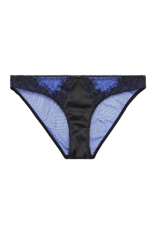 Indigo Lace Picot Brief