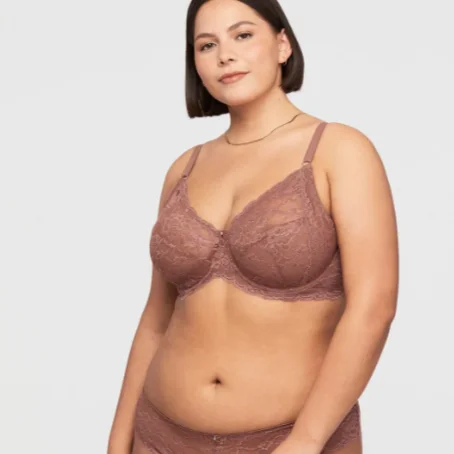 Montelle: Muse Full Cup Lace Bra - E+ Cups Only