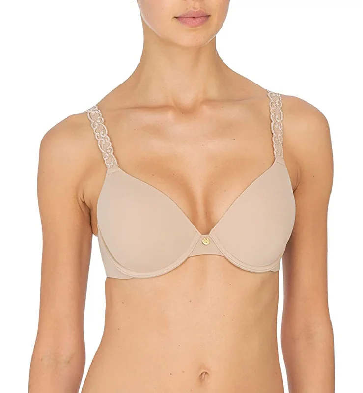 Natori Pure Luxe Custom Coverage Contour Underwire Bra (732080) - Cafe