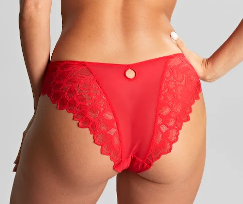 Panache Allure Brazillian Brief - Ruby Red