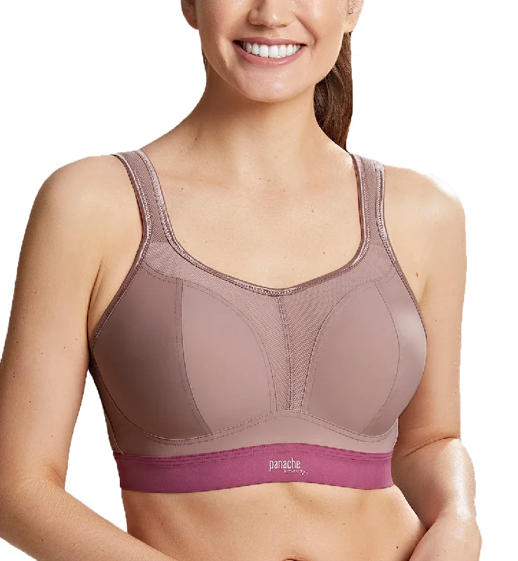 Panache Boundless Racerback Non-Wire Sports Bra (7341) - Warm Taupe